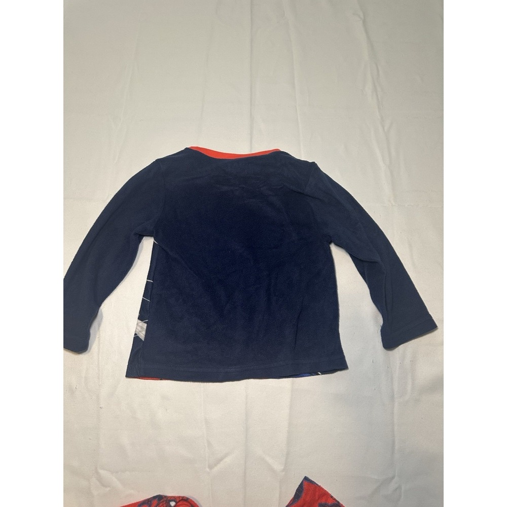 Marvel Spider-Man Fleece Pajama Set Boys Size 4 Red Blue 2 Piece Sleepwear - Picture 10 of 11